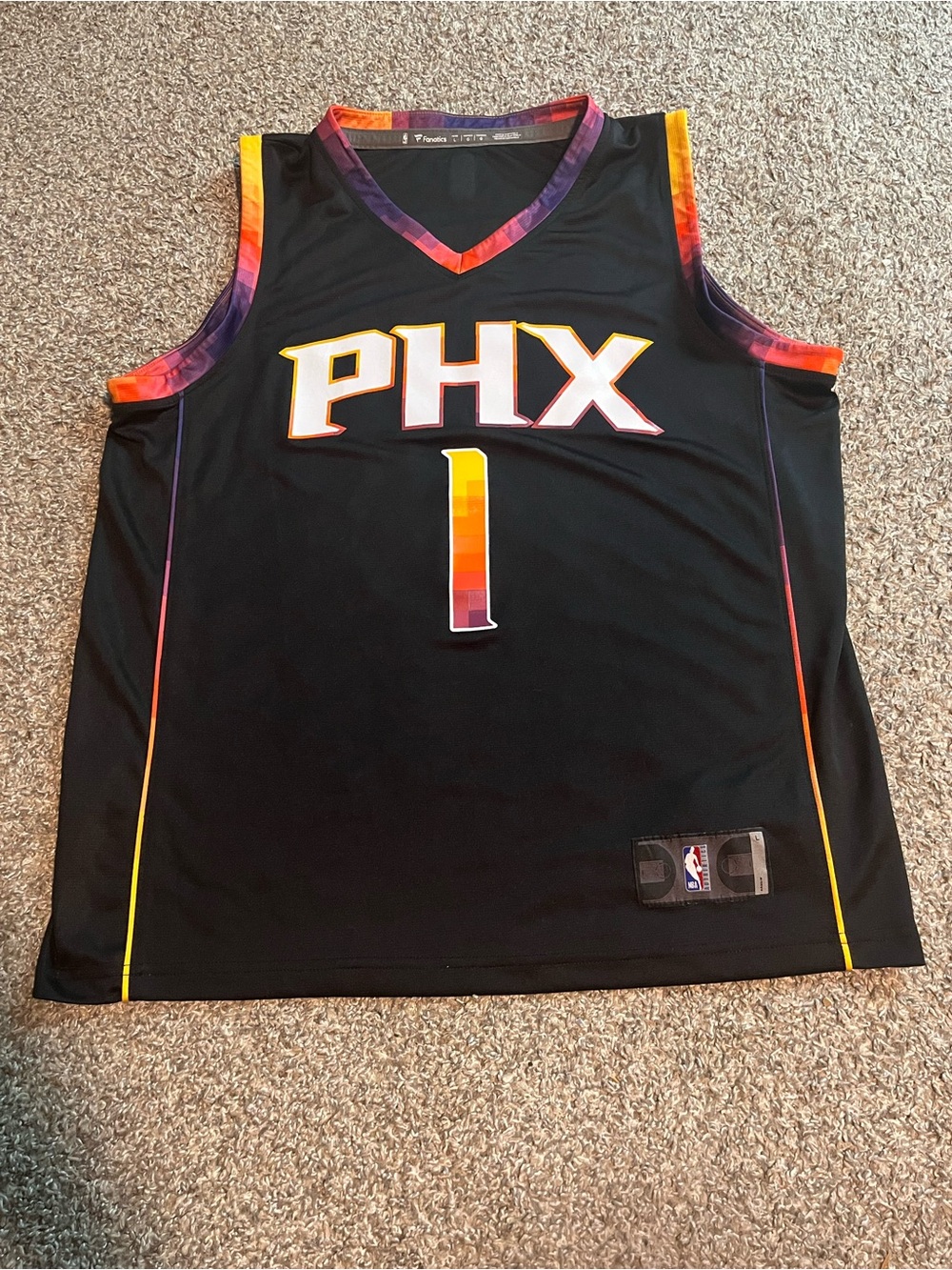 NBA Fanatics Phoenix Suns Devin Booker Statement Edition Men’s Large (48)